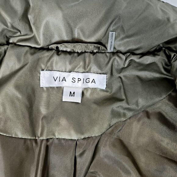Via Spiga Sage Quilted Cargo Jacket New With Tags. - Picture 13 of 16